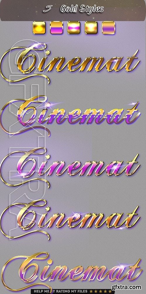 GraphicRiver - Realistic Gold Cinematic Text Effect 4 23631311