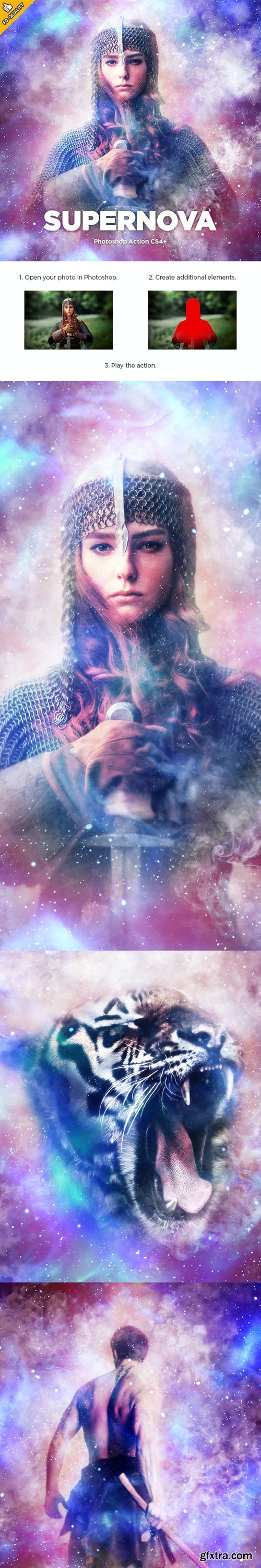 GraphicRiver - Supernova CS4+ Photoshop Action 23585878