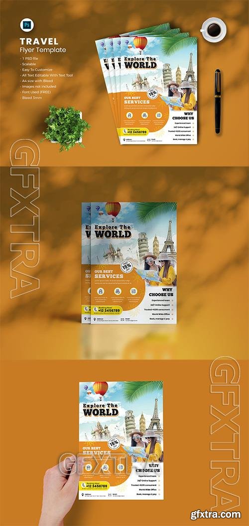 Travel flyer Template vol-08 CGWXYQE