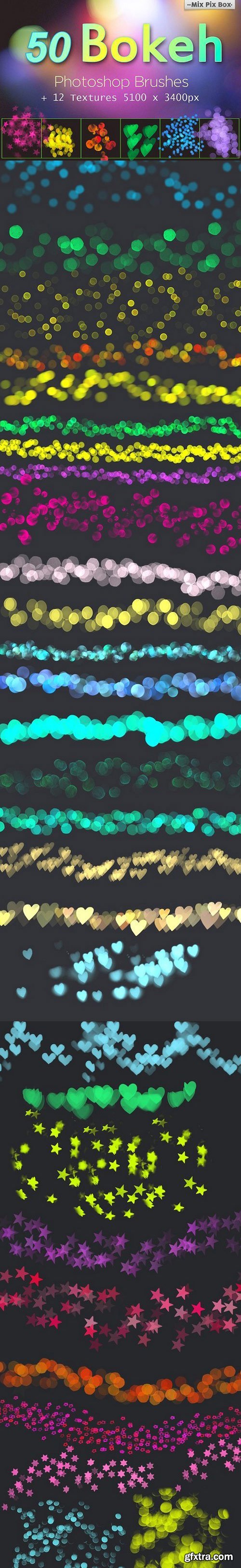 CM - 50 Bokeh Photoshop Brushes 778982