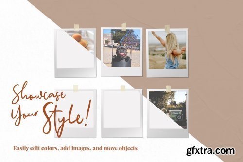 CreativeMarket - Mini Mood Board: Polaroid Wall 3989871