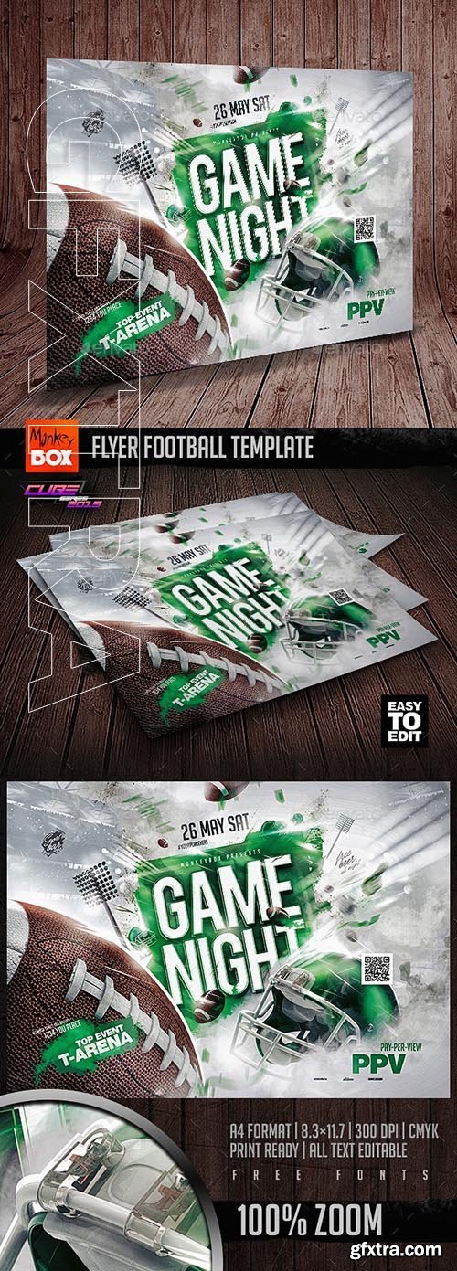 GraphicRiver - Flyer Football Template 24298984