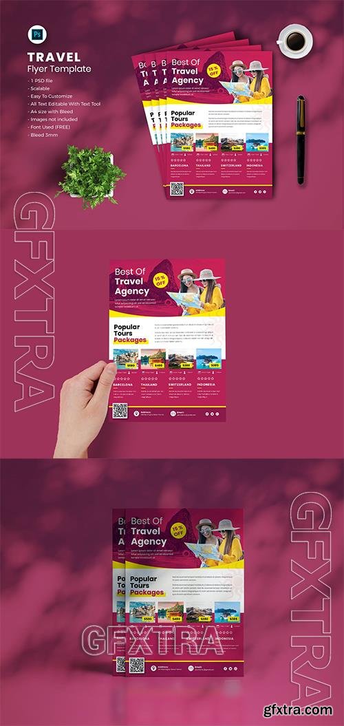 Travel flyer Template vol-02 DKECK5U