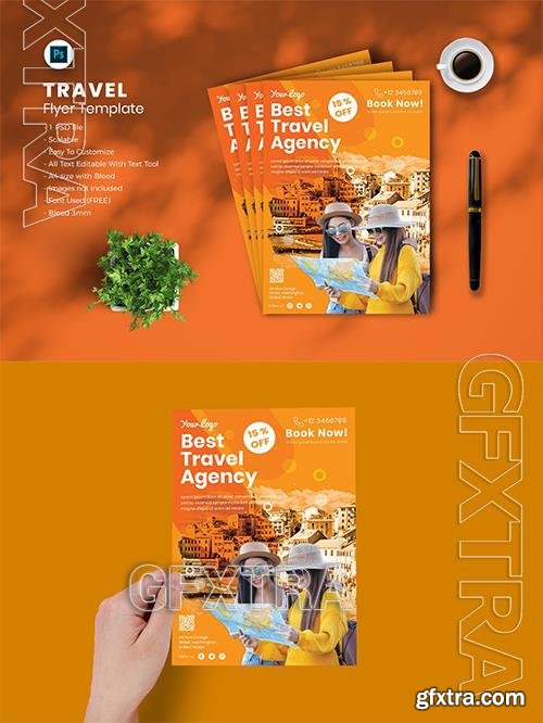 Travel flyer Template vol-04 74PUGW2