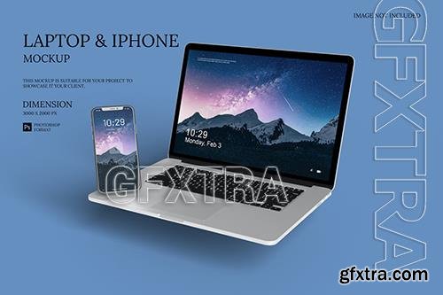 Laptop & Smartphone - mockup CFUJCRP