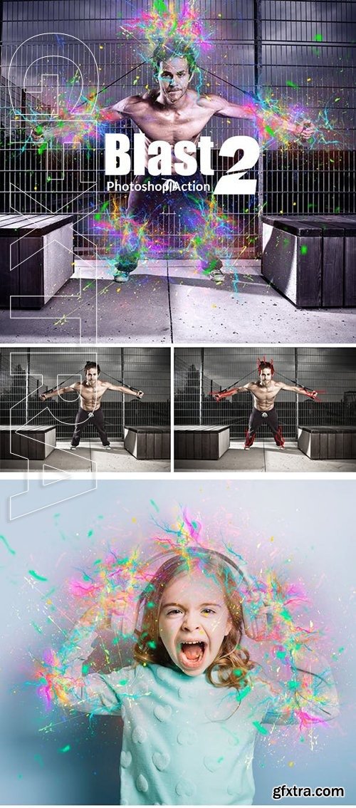 GraphicRiver - Blast Photoshop Action 2 23510806