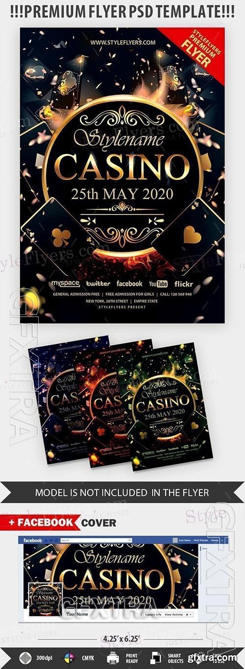 Сasino PSD Flyer Template 