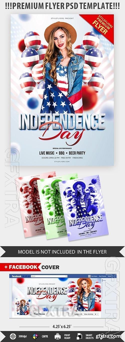 Independence Day PSD Flyer