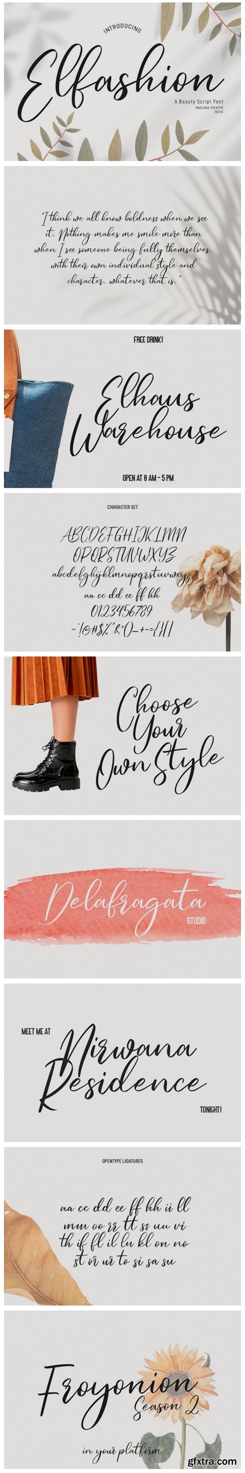 Elfashion Beauty Script Font