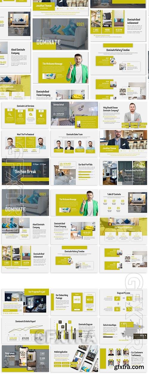 Dominate - Business Template Prensentation 36ZA46R