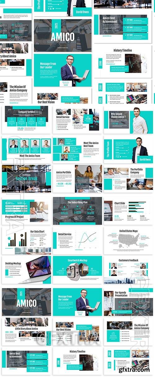 Amico - Business Template Prensentation H7APPZQ