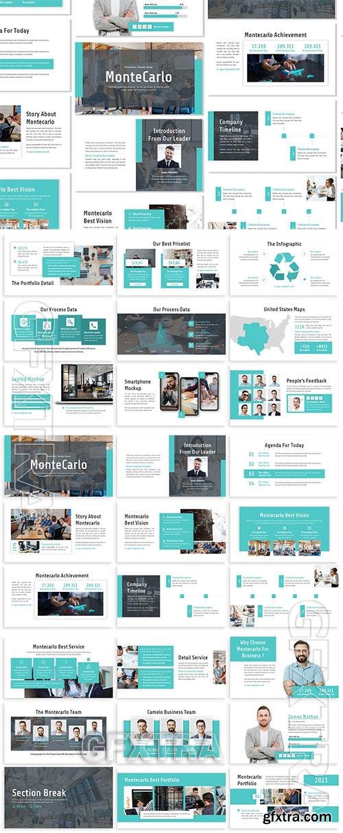 Montecarlo - Business Template Prensentation QU7TTHA