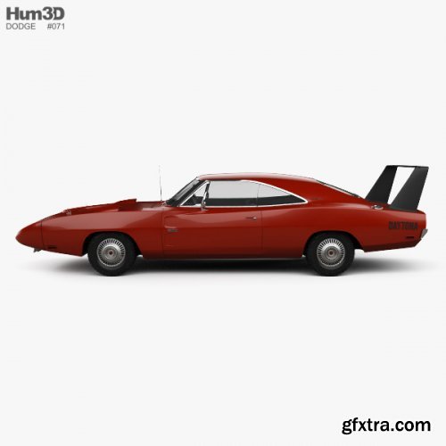 Dodge Charger Daytona Hemi 1969 3D model