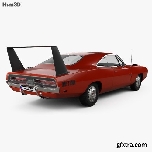 Dodge Charger Daytona Hemi 1969 3D model