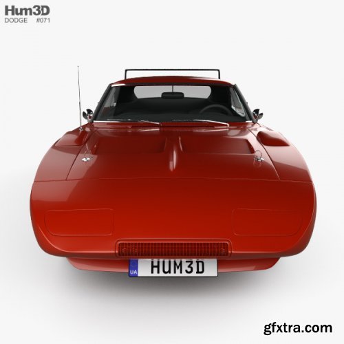 Dodge Charger Daytona Hemi 1969 3D model