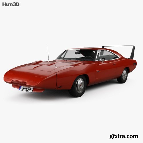 Dodge Charger Daytona Hemi 1969 3D model