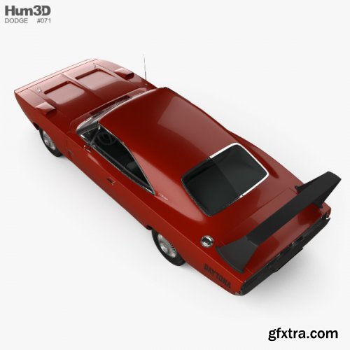 Dodge Charger Daytona Hemi 1969 3D model