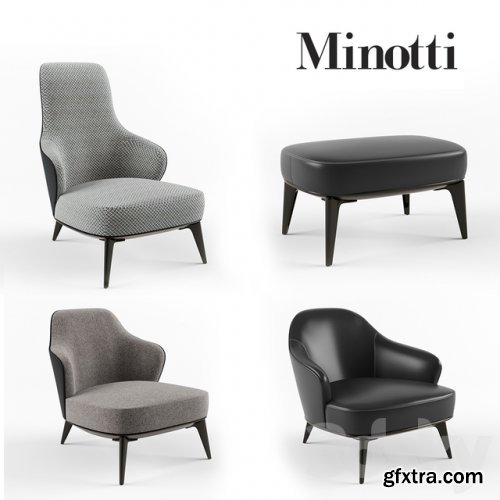 Minotti - Leslie armchair set