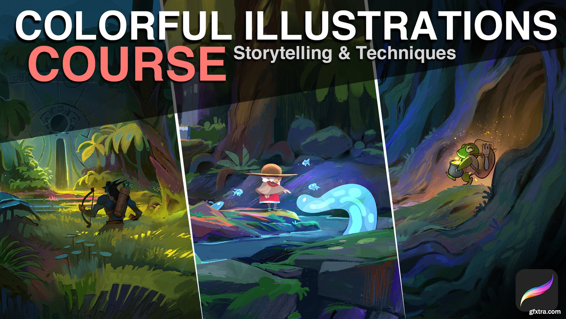 Colorful Illustrations - Course by Florian Coudray » GFxtra