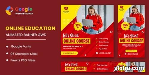 CodeCanyon - Online Course Study HTML5 Banner Ads GWD v1.0 - 33481518