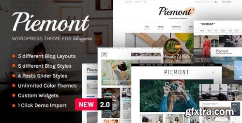 ThemeForest - Piemont v2.2 - Premium Travel & Lifestyle Responsive WordPress Blog Theme - 12163851 - NULLED