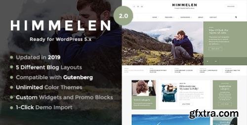 ThemeForest - Himmelen v2.2 - Personal Minimal WordPress Blog Theme - 13041311