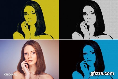 CreativeMarket - Vectograph Photoshop Action 4959922