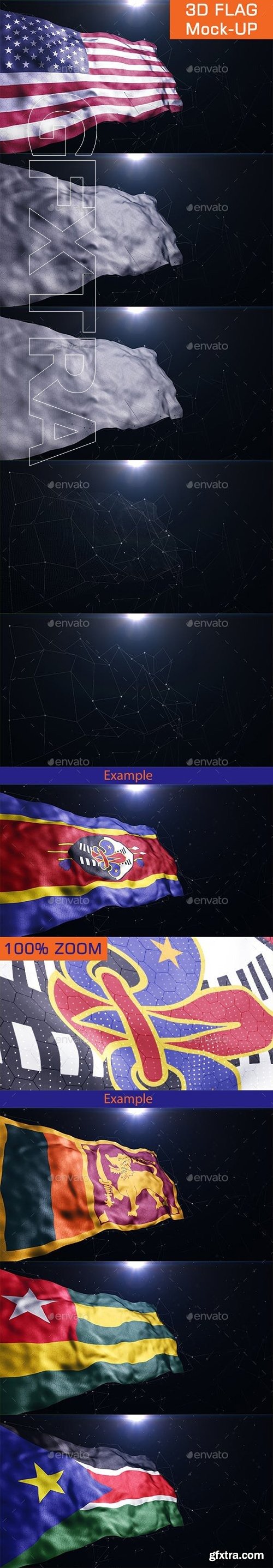 GraphicRiver - 3D Flag Mock-UP 23356871