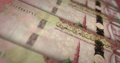 Videohive - Saudi Arabia Riyal money banknote surface loop - 33428902 - 33428902