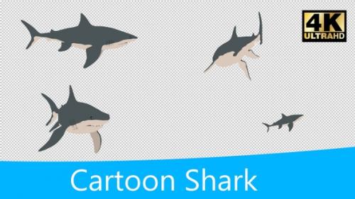 Videohive - Cartoon Shark - 33430383 - 33430383