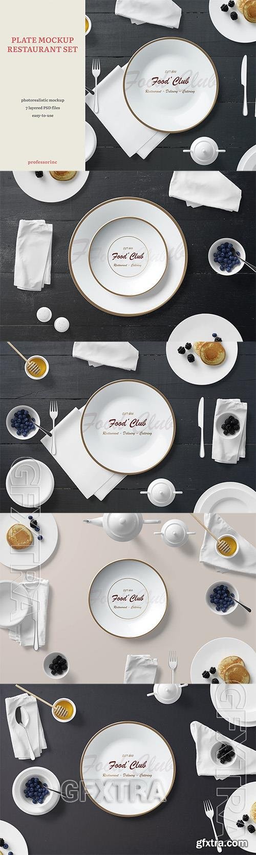 Plate Mockup - Restaurant Set KUEENFA