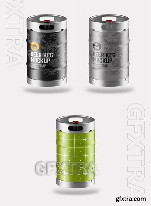 Beer Keg Mockup 8NASBF6