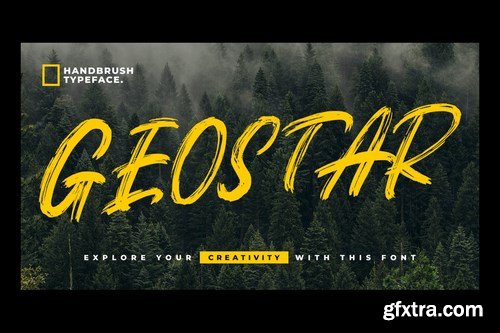 Geostar - Brush Font