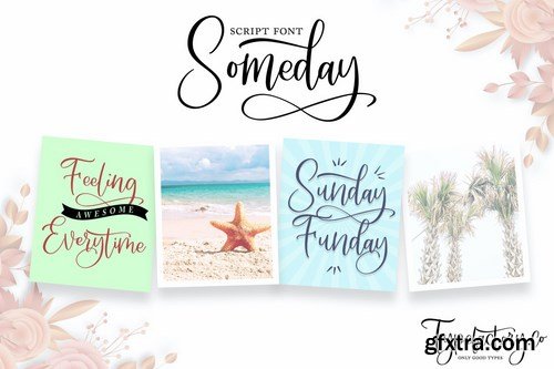 Someday – Handwriting Script Font