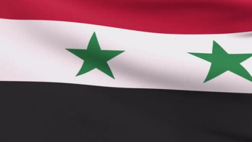 Videohive - Syria Flag - 33506426 - 33506426