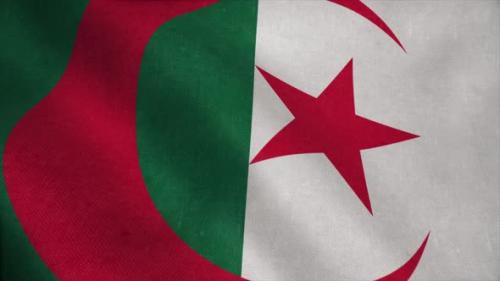 Videohive - Algeria Flag Waving in the Wind - 33507722 - 33507722