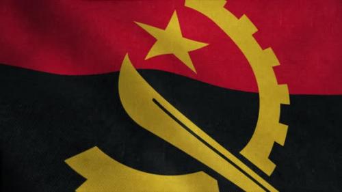 Videohive - Angola Flag Waving in the Wind - 33507882 - 33507882