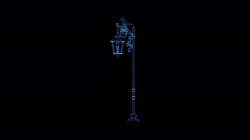 Videohive - Street lamp Hologram Hud - 33508664 - 33508664