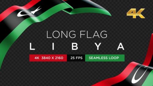 Videohive - Long Flag Libya - 33508756 - 33508756