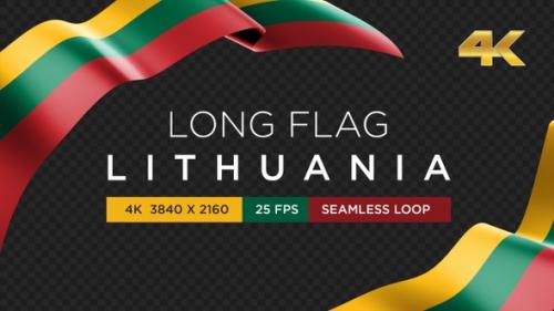 Videohive - Long Flag Lithuania - 33508993 - 33508993