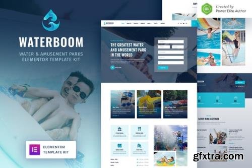 ThemeForest - Waterboom v1.0.0 - Water Amusement Park Elementor Template Kit - 33526498