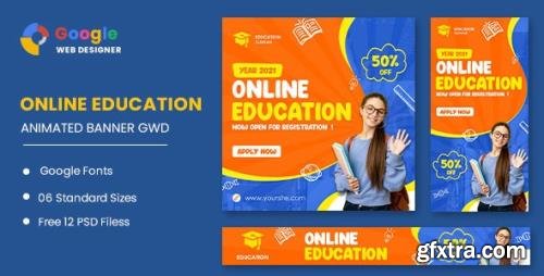 ThemeForest - Online Education HTML5 Banner Ads GWD v1.0 - 33529955