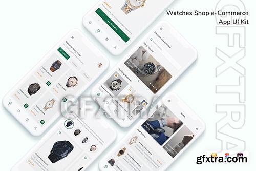 Watches Shop e-Commerce App UI Kit KUGM28R