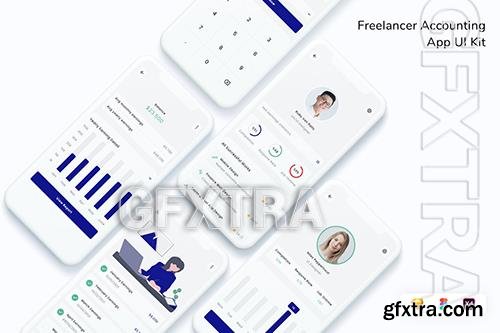 Freelancer Accounting App UI Kit K8WQ59V