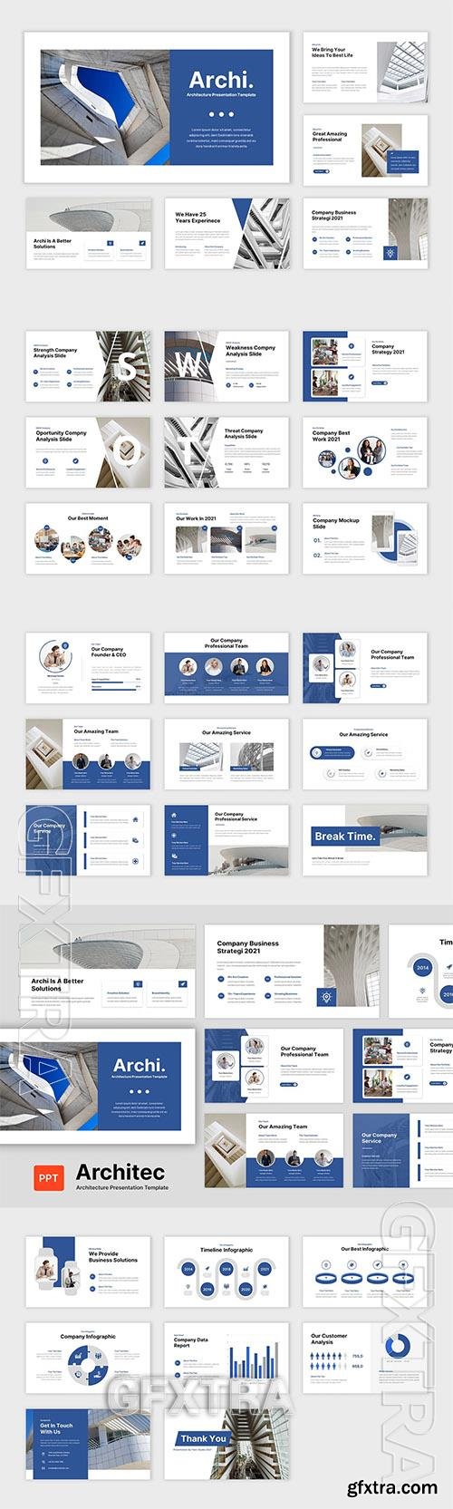 Archi - Architecture Presentation Powerpoint, Keynote and Google Slides