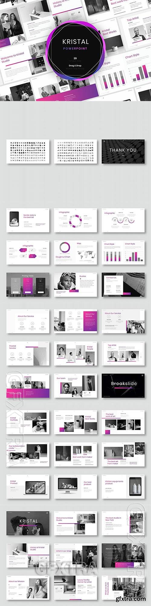 Kristal – Business Powerpoint, Keynote and Google Slides Template