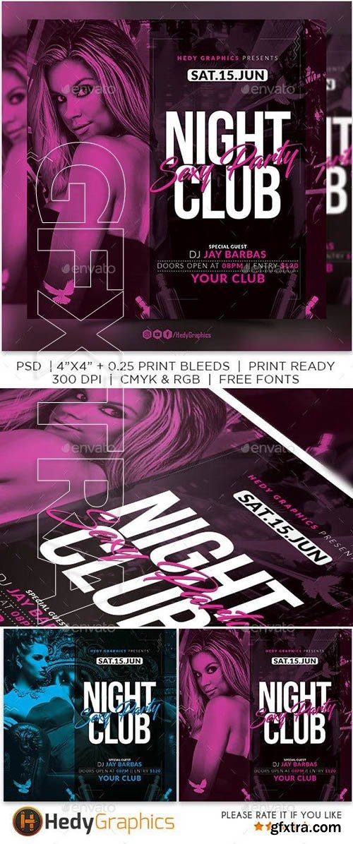 GraphicRiver - Night Club Flyer 23255169