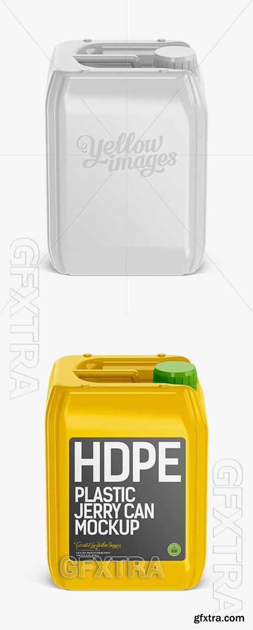 10L Plastic Jerry Can Mockup - Front View 12246 