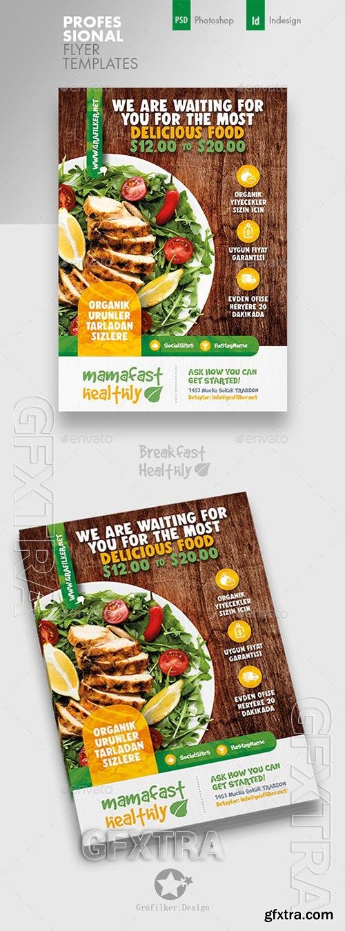 Healthy Food Flyer Templates 24535664