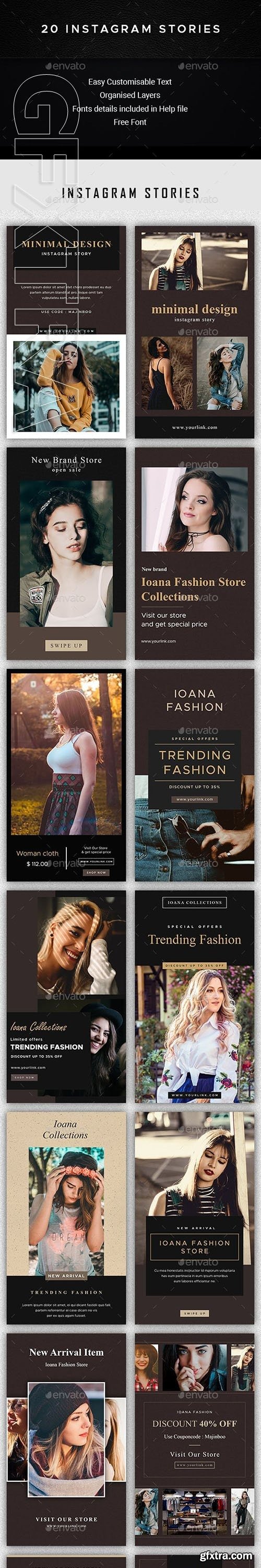 GraphicRiver - 20 Instagram stories 23224359